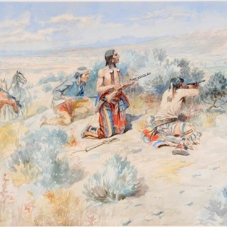 Painting, The Antelope Hunt, X1974.01.01