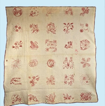 Embroidered Quilt, X1964.12.03