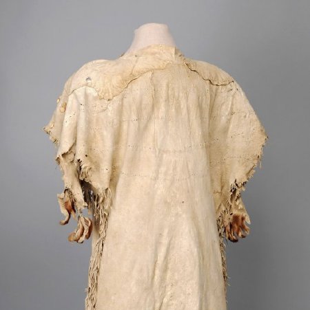 Plains Indian Buckskin Dress, X1892.01.25 (back)