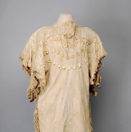 Plains Indian Buckskin Dress, X1892.01.25 (front)