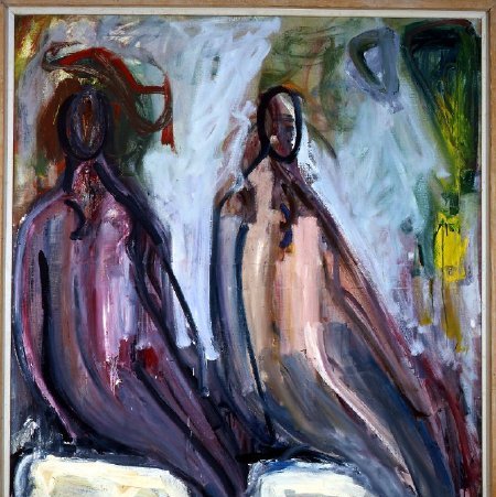 Painting, Seated Bathers, X1974.04.11