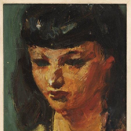 Painting, Female Head,  X1974.04.16
