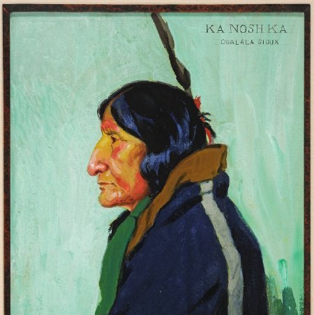 Painting, Ka Nosh Ka, Ogalala, 2016.71.12 (front)