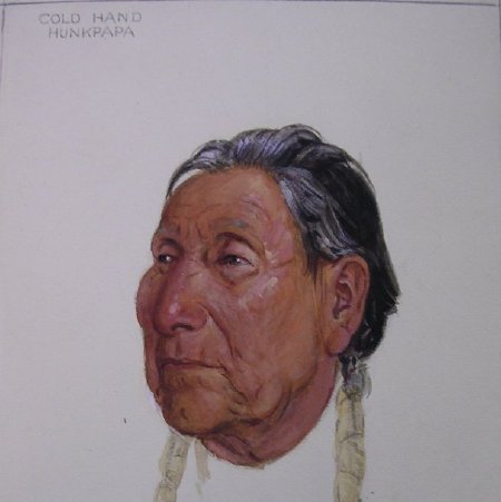Painting, Cold Hand, Hunkpapa, 2006.89.04 (front)