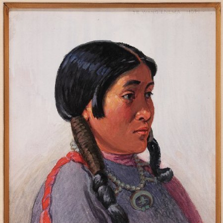 Painting, Te Wangienema, Hopi, 2016.71.14 (front)