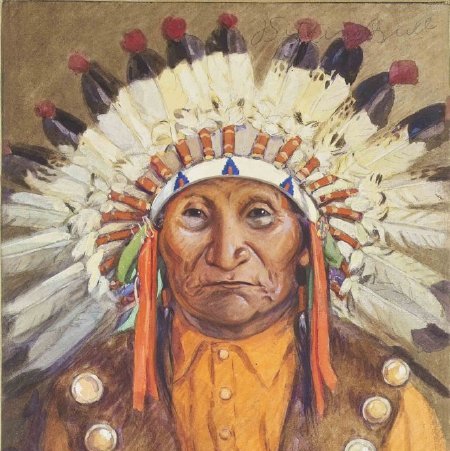 Painting, J. Sitting Bull, 2008.76.04 (front)