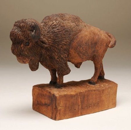 Carving, Buffalo Bull, 1977.33.04