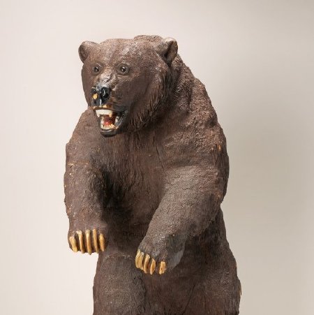 Carving, Standing Grizzly, 1994.37.01 (front)
