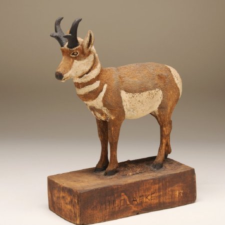 Carving, Antelope, X1966.27.02