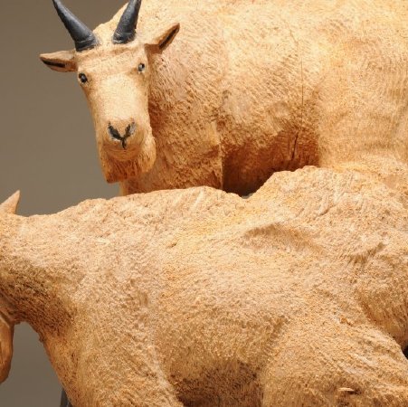 Carving, Goats, 2000.15.868 (detail)