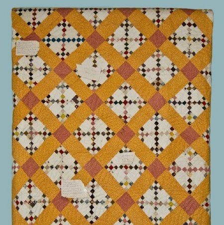 Hand-pieces Block Quilt, 1999.56.184