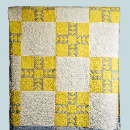 Hand-pieced Quilt - Flying Geese, 1990.41.01
